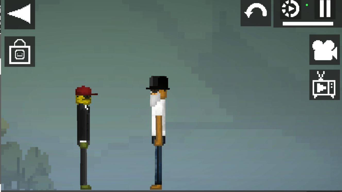 внучок Кеша и дедушка Роберт. 1 серия. Эксперименты в Melon Sandbox.