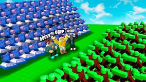 ПОСТРОИЛ МЕГА БАЗУ! ПОСТРОЙ, ЧТОБЫ ВЫЖИТЬ В ROBLOX