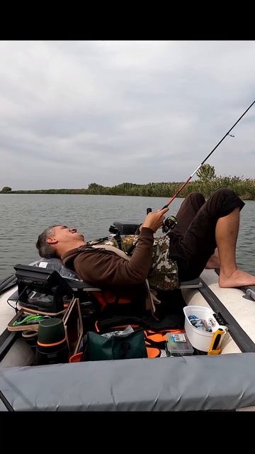 Рыбалка на расслабоне!!! Хищник на реке Маныч, не напрягаясь) #рыбалка #маныч #ловляокуня #фишмир # смотреть онлайн