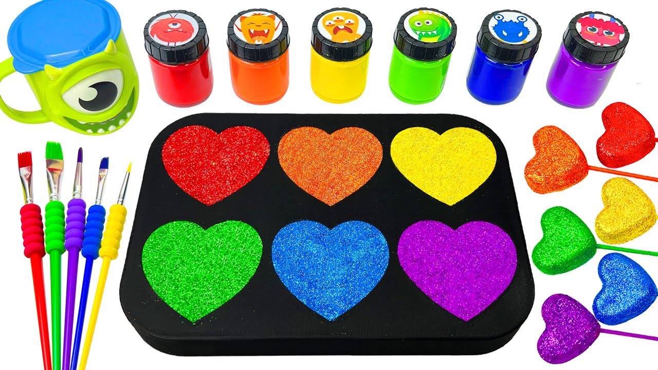 ИГРАЕМ В СЛАЙМЫ ЗАЛИВАЕМ В ФОРМУ СЕРДЕЧЕК ВИДЕО ДЛЯ ДЕТЕЙ ДЕТСКИЙ КАНАЛ ИГРАЛКИ-ЗАЛИПАЛКИ смотреть онлайн