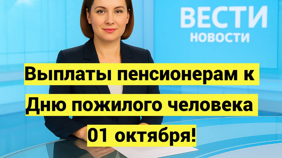 Выплаты пенсионерам к 1 октября 2025 года смотреть онлайн
