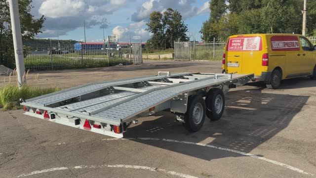 Прицеп автовоз МЗСА на 3500кг. смотреть онлайн