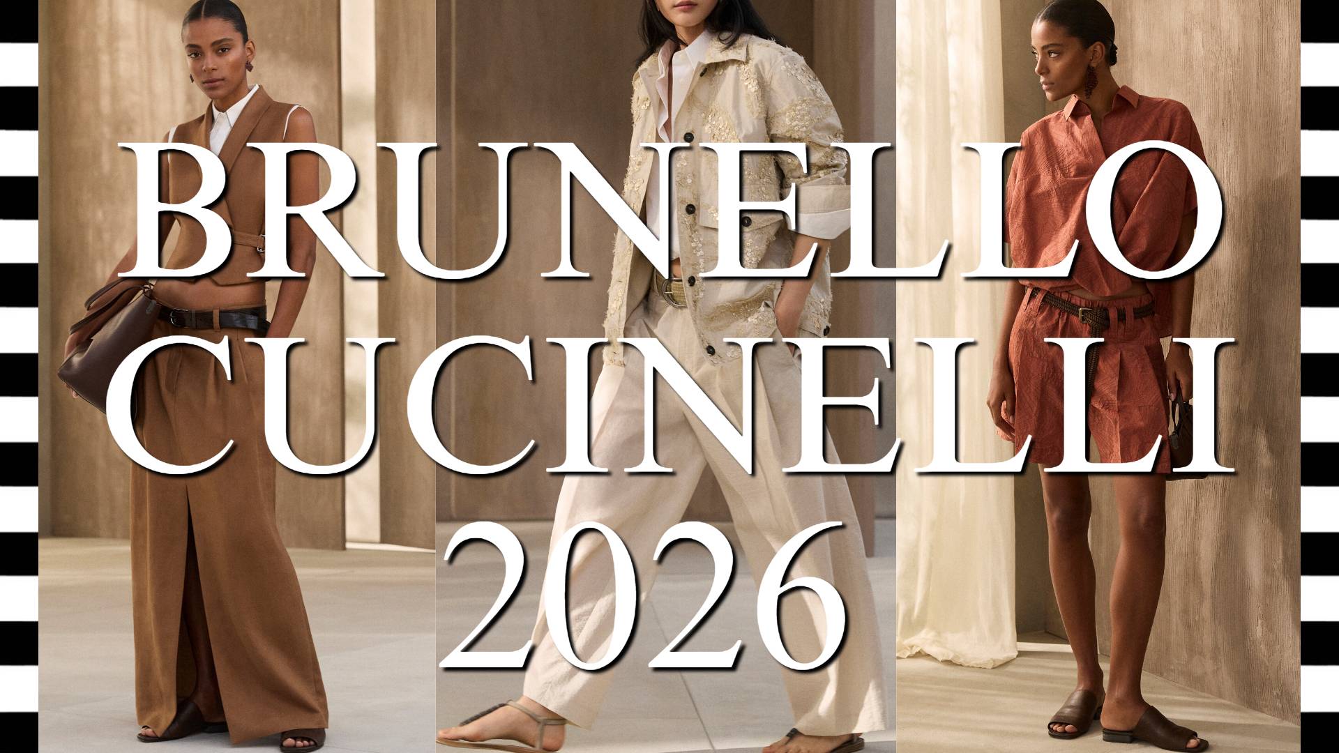 ✔️ BRUNELLO CUCINELLI (Брунелло Кучинелли) лукбук коллекции весна-лето 2026 в Милане смотреть онлайн