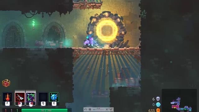 Быстрая пробежка за достижением в Dead Cells #DeadCells