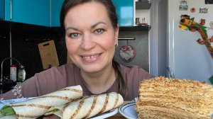 МУКБАНГ ТОРТИЛЬЯ С КОЛБАСОЙ И СЫРОМ /ВКУСНЕЙШИЙ ДОМАШНИЙ МЕДОВИК/MUKBANG ЕДА ОБЖОР