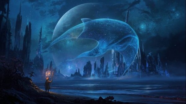 Alien Ocean with Crystal Sky Mantas🌊 2-Hour Dream Ambience