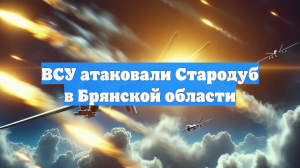 ВСУ атаковали Стародуб в Брянской области