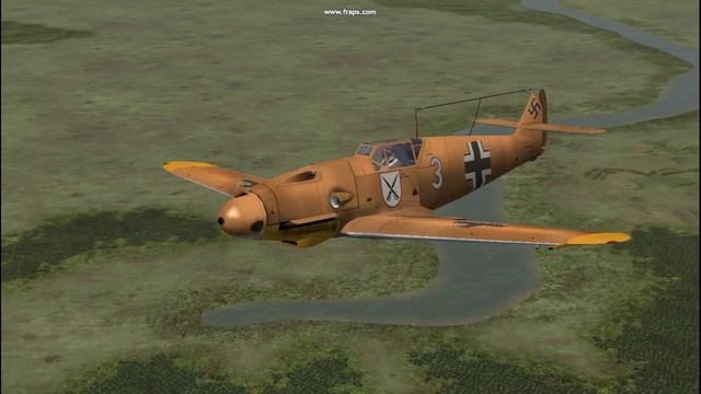 Ил-2FB: I-16 VS Bf-109 c модами эффектов и звуками