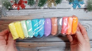 Очень люблю делать такие ёлочные игрушки из лёгкого пластилина своими руками. Новогодние игрушки.