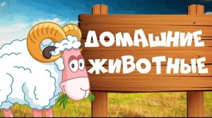 ДОМАШНИЕ ЖИВОТНЫЕ для детей - развивающие мультики учим животных для самых маленьких на русском
