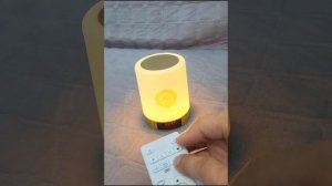 Видеоинструкция по настрайке лампы читающей Коран SQ122 цилиндр с часами