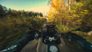 Утренняя поездка до озера на VOGE DS625X