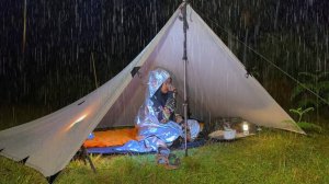 ПОХОД ПОД ПРОЛИВНЫМ ДОЖДЕМ В ЛЕСУ‼️ПОХОД ПОД ДОЖДЕМ🌧