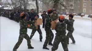 Показательные выступления моршанских казачат на «Лихих казачьих забавах»