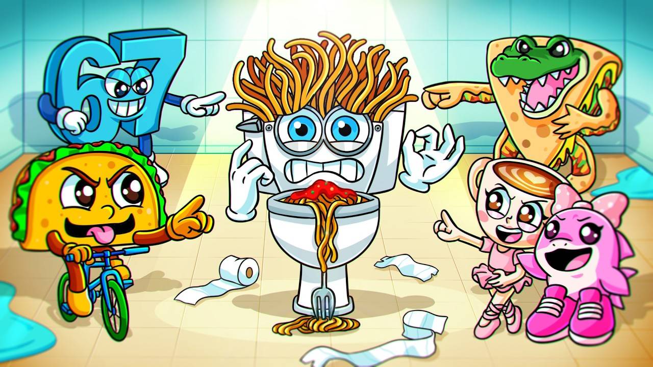 СПАГЕТТИ ТУАЛЕТТИ_ ИСТОКИ ПРОИСХОЖДЕНИЯ! Italian Brainrot анимации смотреть онлайн