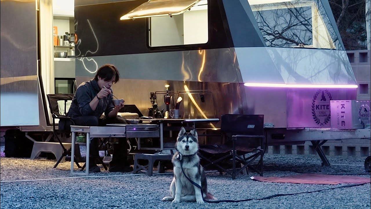 Cyber трейлер $ РОСКОШНЫЙКЕМПИНГ без TESLA | Кемпинг