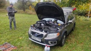 Замена прокладок корпуса масляного фильтра Volvo xc70