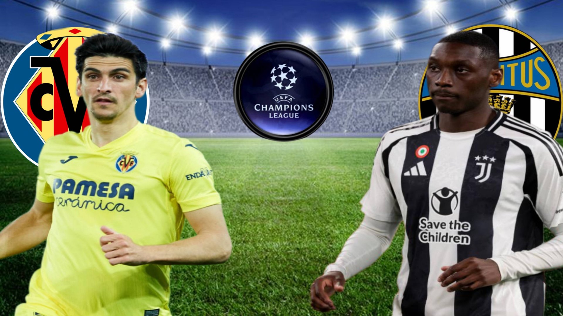 ФУТБОЛ ЛИГА ЧЕМПИОНОВ.  ВИЛЬЯРРЕАЛ - ЮВЕНТУС.  ТЕКСТОВАЯ ТРАНСЛЯЦИЯ