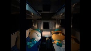 Октонавты любят спать на поезде. Спокойной ночи!