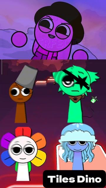 КТО ЛУЧШИЙ СПРУНКИ? уровень 48 - Мультики про Спрунке | МУЛЬТФИЛЬМЫ SPRUNKI в Tiles Hop