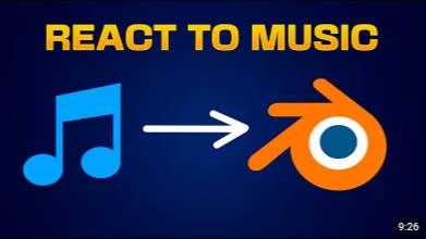Make Anything REACT to MUSIC in Blender смотреть онлайн