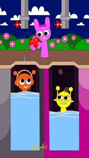 Who Will Signora Choose_ Oren vs. Simon in Incredibox Sprunki! #sprunki #shorts