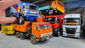 Модели грузовиков Камаз. История создания в масштабных моделях 1/43. Про машинки