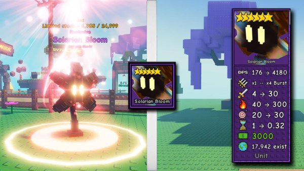 💣SOLARIAN BLOOM САМЫЙ ЛУЧШИЙ ЮНИТ В GARDEN TOWER DEFENSE💣