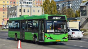Автобус Scania OmniLink CL94UB (АР 007 22). Покатушки по пригороду Барнаула.