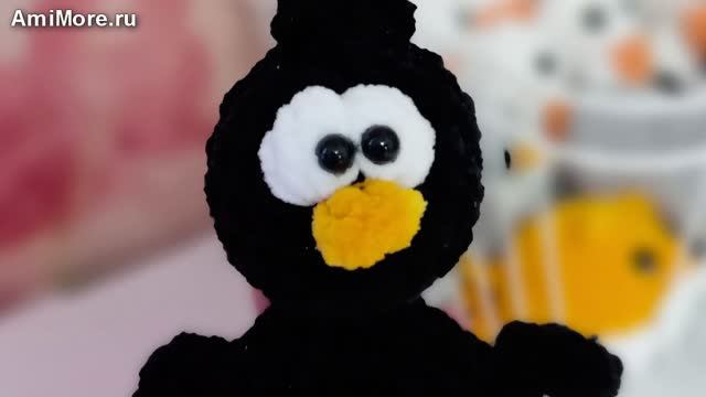 Амигуруми: схема Сорока-ворона | Игрушки вязаные крючком смотреть онлайн