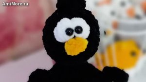 Амигуруми: схема Сорока-ворона | Игрушки вязаные крючком