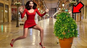 CRAZY SCARES TO THE PEOPLE !! BUSHMAN PRANK