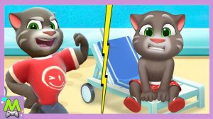 Говорящий Том и Друзья против Нового Говорящего Тома.Шутки с Виртуальными Питомцами.Какая Игра Лучше