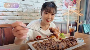 🔥🍲 Мукбанг и Mukbang : ДЕВУШКА и ОГРОМНЫЙ СТЕЙК 3KG! 😲 Самый большой стейк в ее жизни!