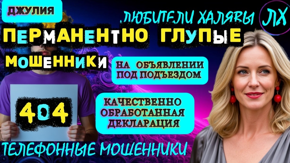 💫 ДЖУЛИЯ. ПЕРМАНЕНТНО ГЛУПЫЕ | ТЕЛЕФОННЫЕ МОШЕННИКИ смотреть онлайн