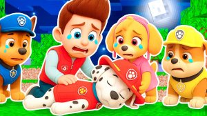 ЧТО СЛУЧИЛОСЬ С МАРШАЛОМ ЩЕНЯЧИЙ ПАТРУЛЬ в МАЙНКРАФТ