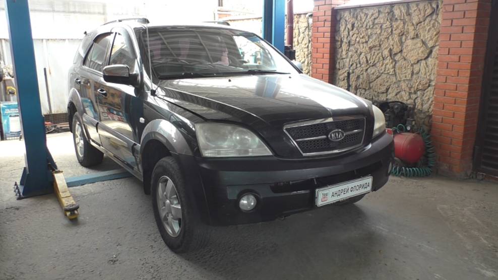 Замена радиатора печки на Киа Соренто 2005  Kia Sorento 2,5  1часть