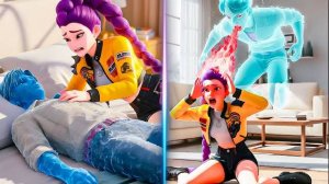 РУМИ В СПАСЕНИИ ОТ ОГНЕННОГО ДЕМОНА ЖИНО! НЕ ПРОПУСТИТЕ ЭТУ ЭПИЧЕСКУЮ БИТВУ В МИРЕ KPOP!