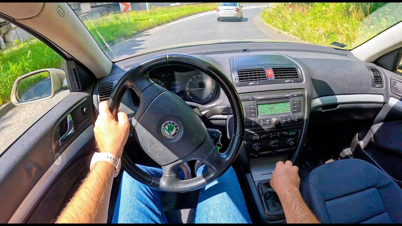 2006 Skoda Octavia (1.6 MPI 102 Hp) | POV Test Drive #2457 Joe Black