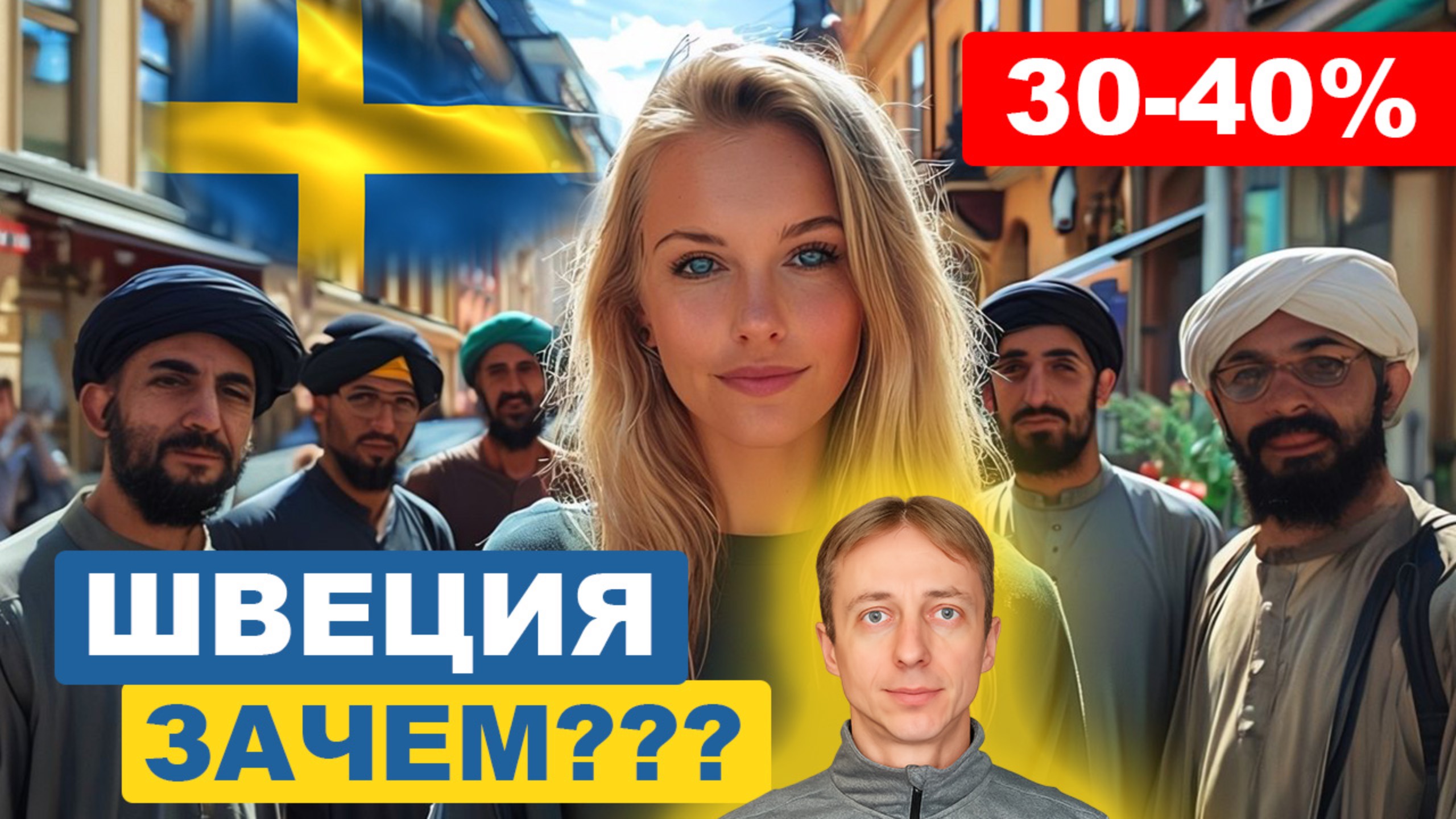 Швеция на грани КАТАСТРОФЫ? Кризис мигрантов. Как так вышло, и к чему всё идёт. смотреть онлайн