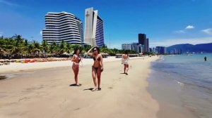 Дананг 2025 — самые красивые девушки на пляже Вьетнама