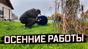 Готовлю участок к зиме | Ремонт дренажного насоса и уборка поливных бочек