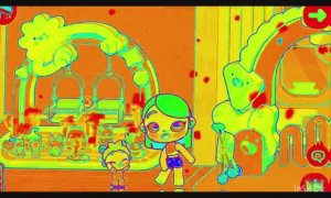 Как я и своей дочкой танцем под песню про ДЗ в Аватар Ворлд