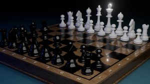 Шахматы. Blender