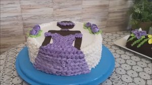 Украшение торта кремом. Торт СНИКЕРС. Торт для МАМЫ. Украшение торта белково заварным кремом