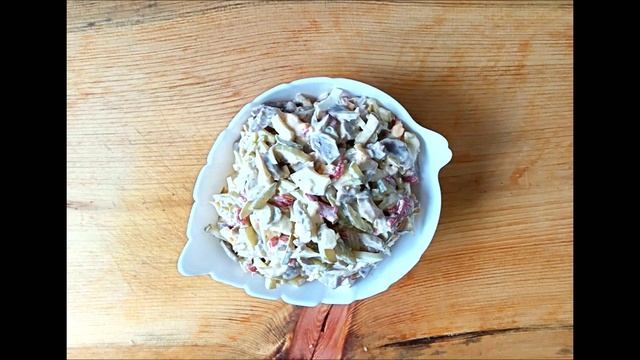 САЛАТ, который взорвал интернет! Обалденный салат ! Все ищут этот рецепт салата! смотреть онлайн