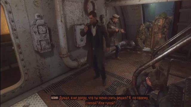 Прохождение Metro Exodus История Сэма эпизод 17 Сэм и капитан доставляют топливо на подводную лодку