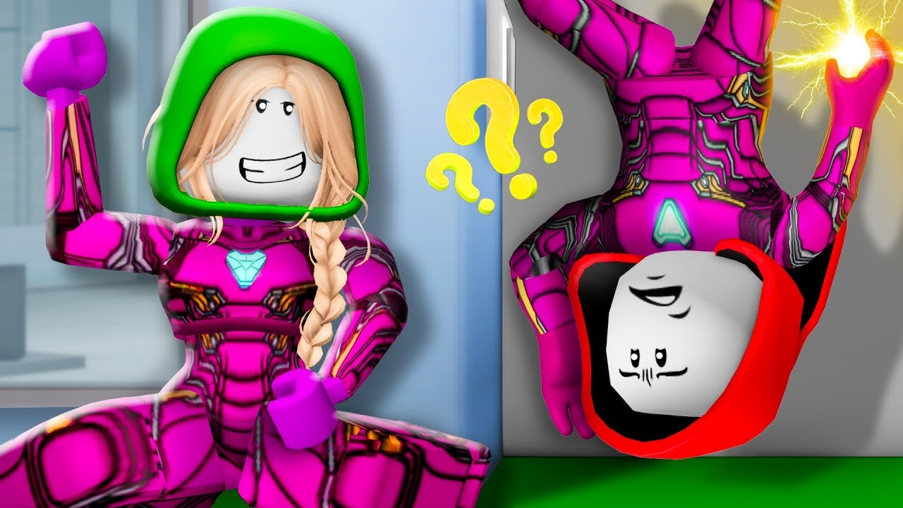 Железный Человек Джей Джей влюбился в Железную Деву с первого взгляда! Анимация Роблокс смотреть онлайн