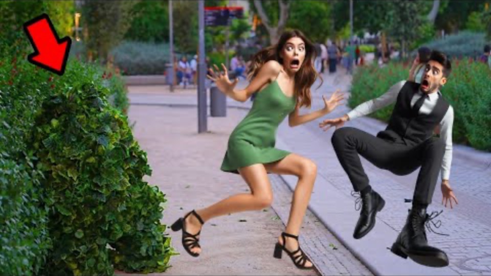 In Madrid This Bushman Creates Chaos! Bushman Prank