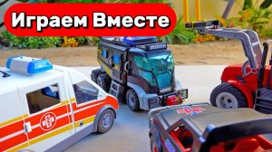 МУЛЬТИКИ ПРО МАШИНКИ ДЛЯ ДЕТЕЙ 🚑 ИГРУШЕЧНАЯ СКОРАЯ МАШИНКА И МАШИНКИ СПАСЕНИЯ